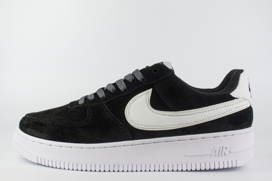 кроссовки Nike Air Force 1 Low Suede Black / White