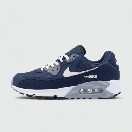 кроссовки Nike Air Max 90 Suede Blue / White