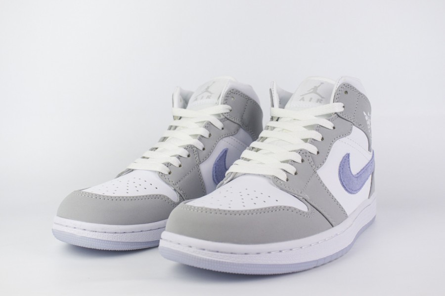 кроссовки Nike Air Jordan 1 Wmns Grey Aluminum