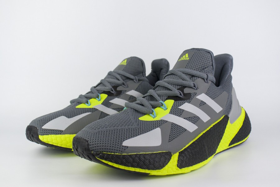 кроссовки Adidas X9000L4 Grey / Yellow