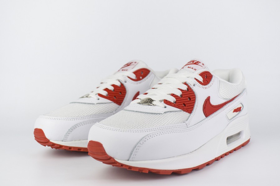 кроссовки Nike Air Max 90 Wmns White / Red
