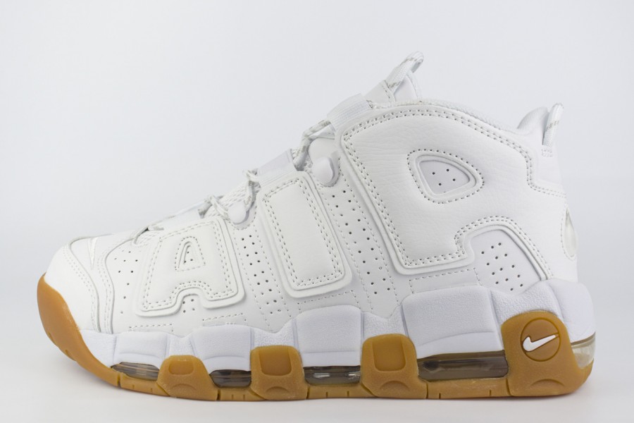 кроссовки Nike Air More Uptempo White / Gum