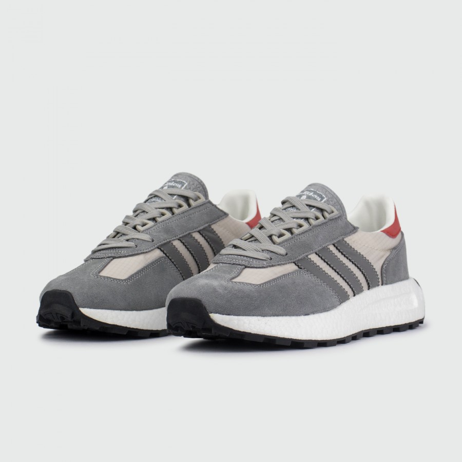 кроссовки Adidas Retropy E5 Grey / White / Red