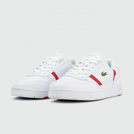 кеды Lacoste T-Clip White / Red