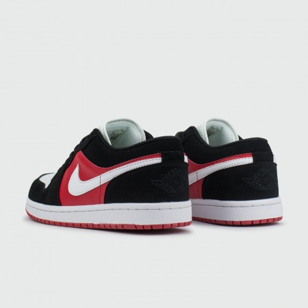 кроссовки Nike Air Jordan 1 Low Black / Red / Wh.