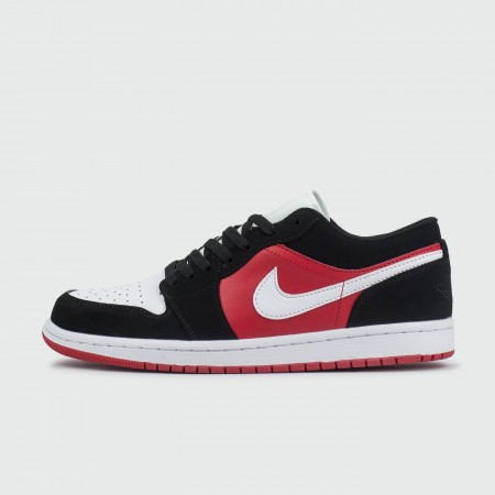кроссовки Nike Air Jordan 1 Low Black / Red / Wh.