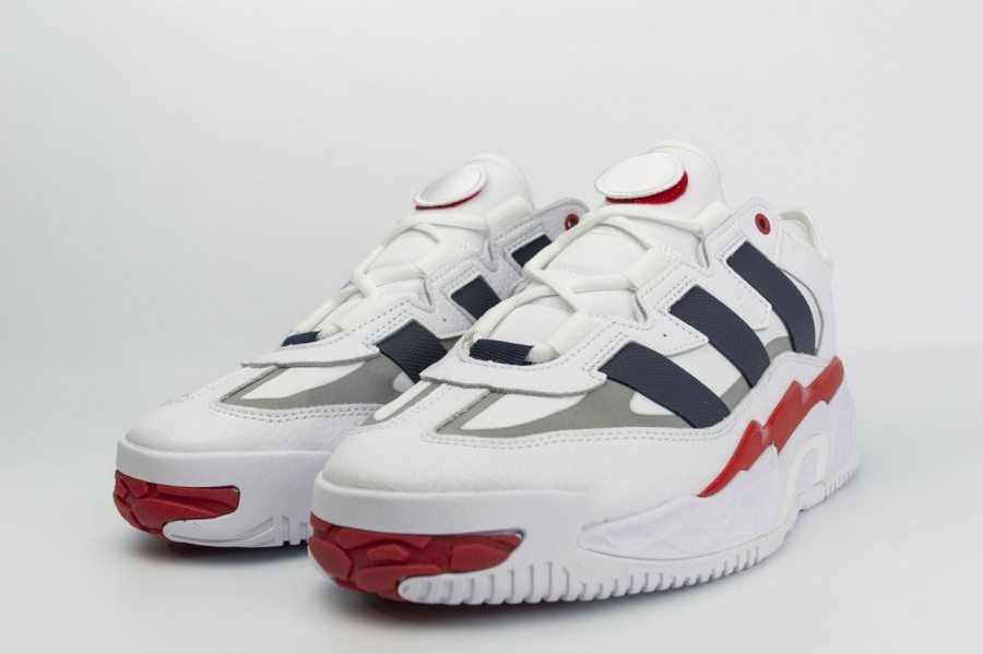 кроссовки Adidas Niteball White / Blue / Red new