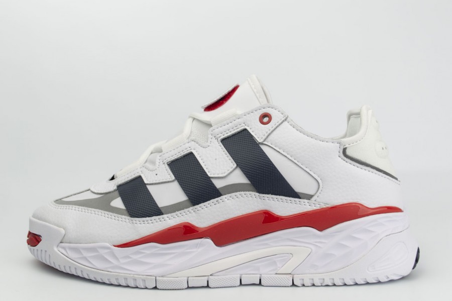 кроссовки Adidas Niteball White / Blue / Red new