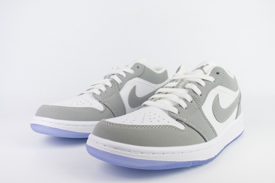 кроссовки Nike Air Jordan 1 Low White / Grey