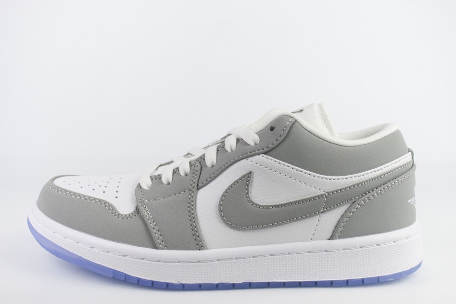 кроссовки Nike Air Jordan 1 Low White / Grey