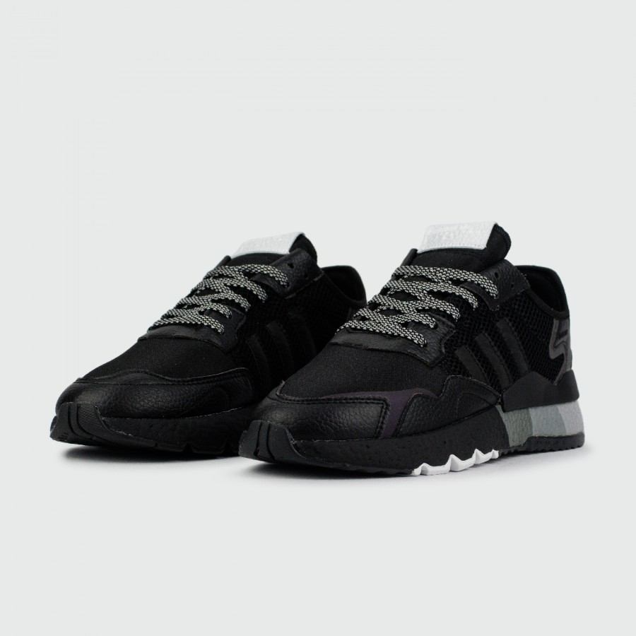 кроссовки Adidas Nite Jogger Black / Grey new