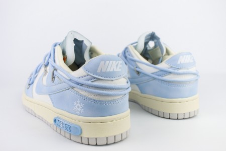 кроссовки Nike Dunk Low x Off-White Wmns Blue / White
