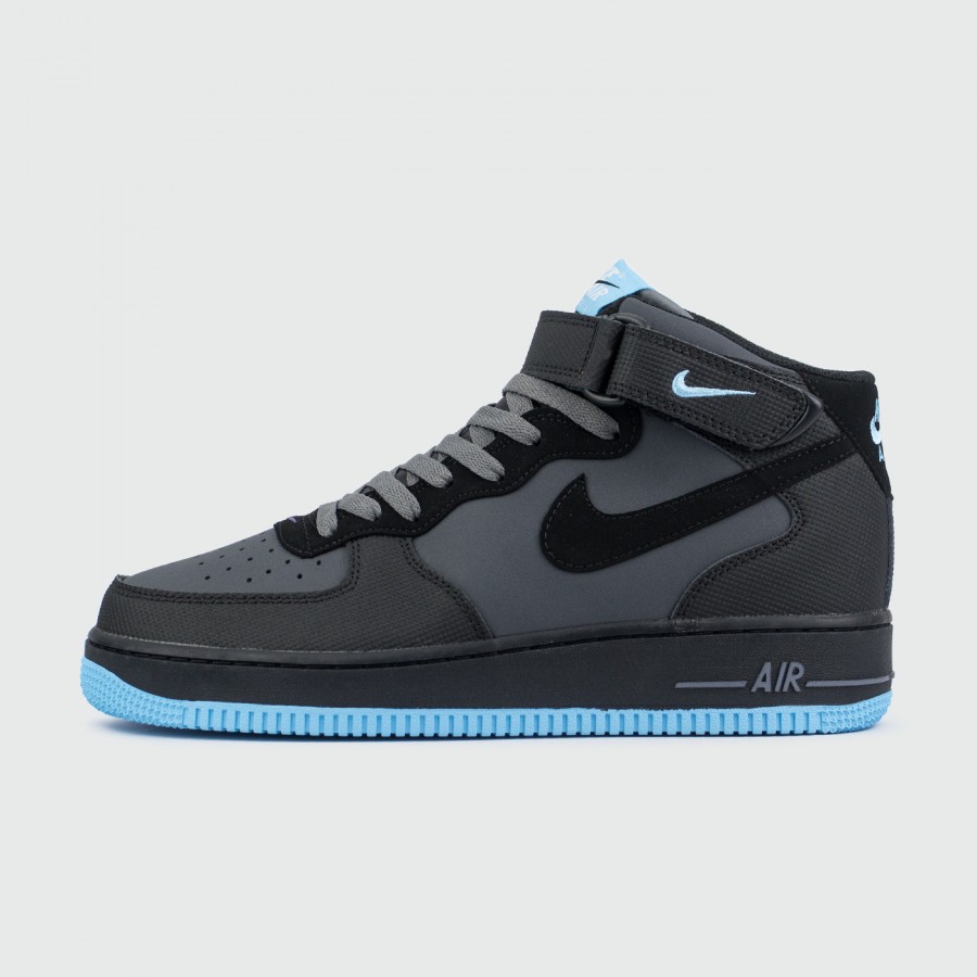 кроссовки Nike Air Force 1 Grey / Blue Ftwr.