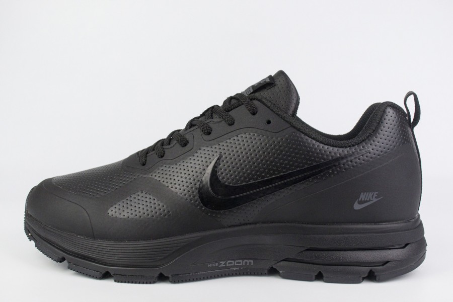 кроссовки Nike Zoom Pegasus 26X Black Leather new