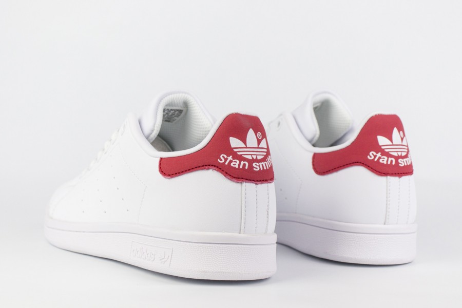 кроссовки Adidas Stan Smith White / Red