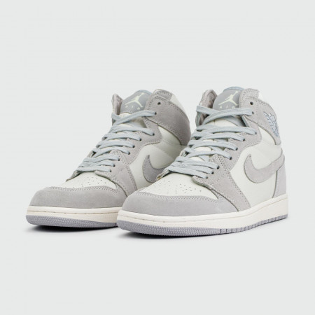 кроссовки Nike Air Jordan 1 White / Grey new