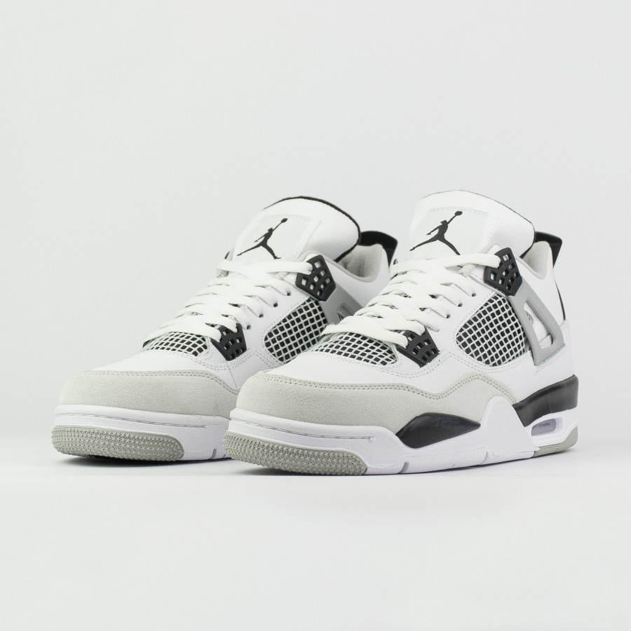 кроссовки Nike Air Jordan 4 Retro White / Black