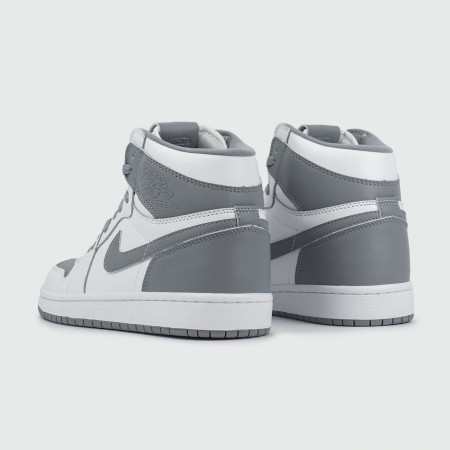 кроссовки Nike Air Jordan 1 White / Grey