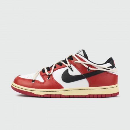 кроссовки Nike Dunk Low x Off-White Red / Black