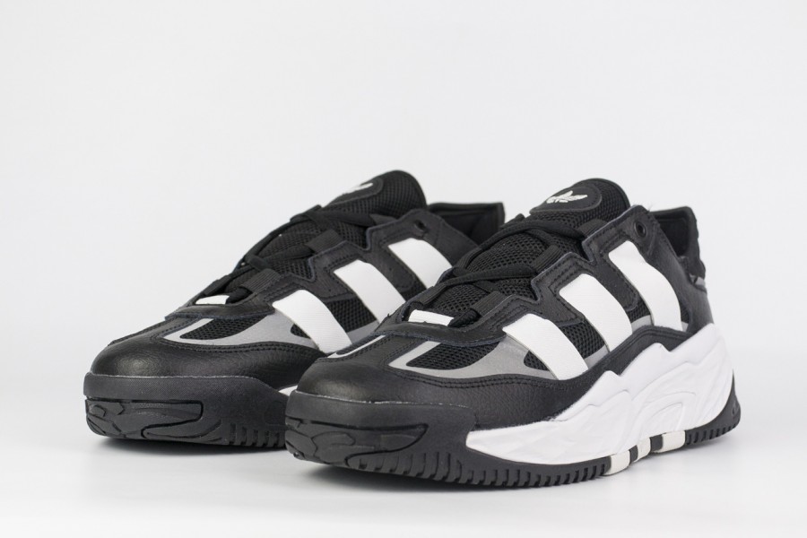 кроссовки Adidas Niteball Black / White Str.