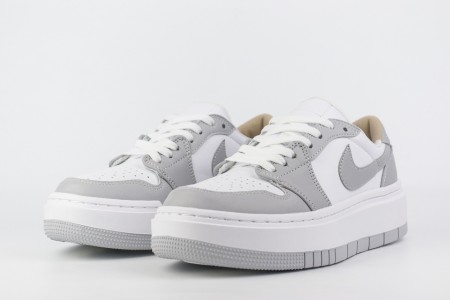 кроссовки Nike Air Jordan 1 Elevate Low White / Grey new