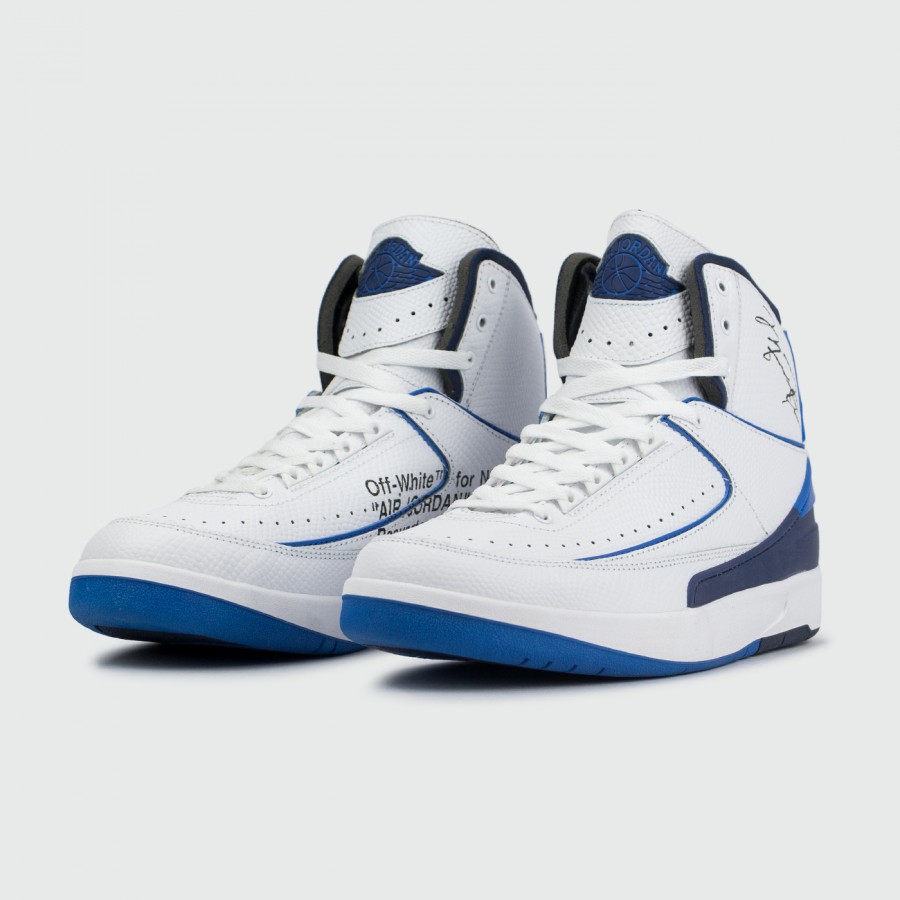 кроссовки Nike Air Jordan 2 x Off-White White / Blue