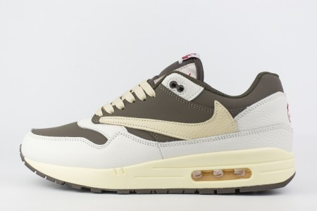 кроссовки Nike Air Max 1 x Travis Scott White / Brown