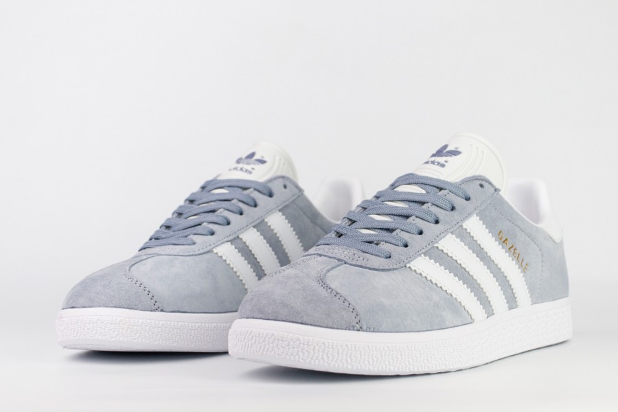 кроссовки Adidas Gazelle Suede Grey / White