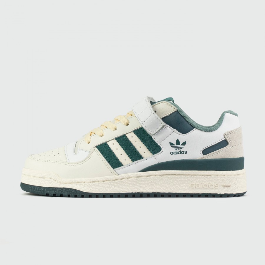 кроссовки Adidas Forum Low White / Green