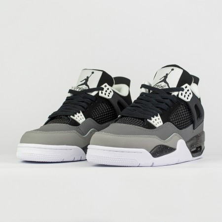 кроссовки Nike Air Jordan 4 Retro Black / Grey Qual.