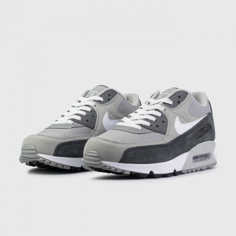 кроссовки Nike Air Max 90 Suede Grey / White