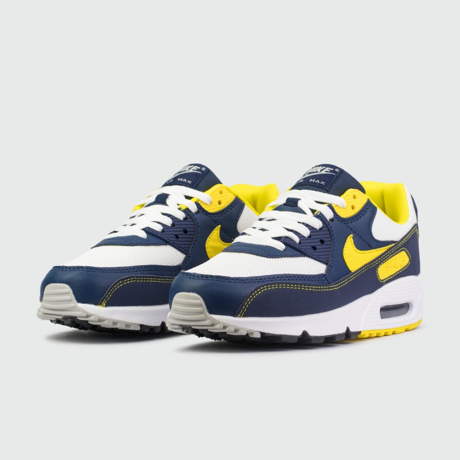 кроссовки Nike Air Max 90 Blue Yellow