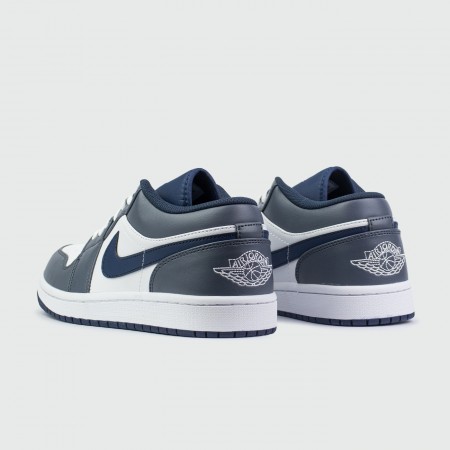 кроссовки Nike Air Jordan 1 Low Grey / White