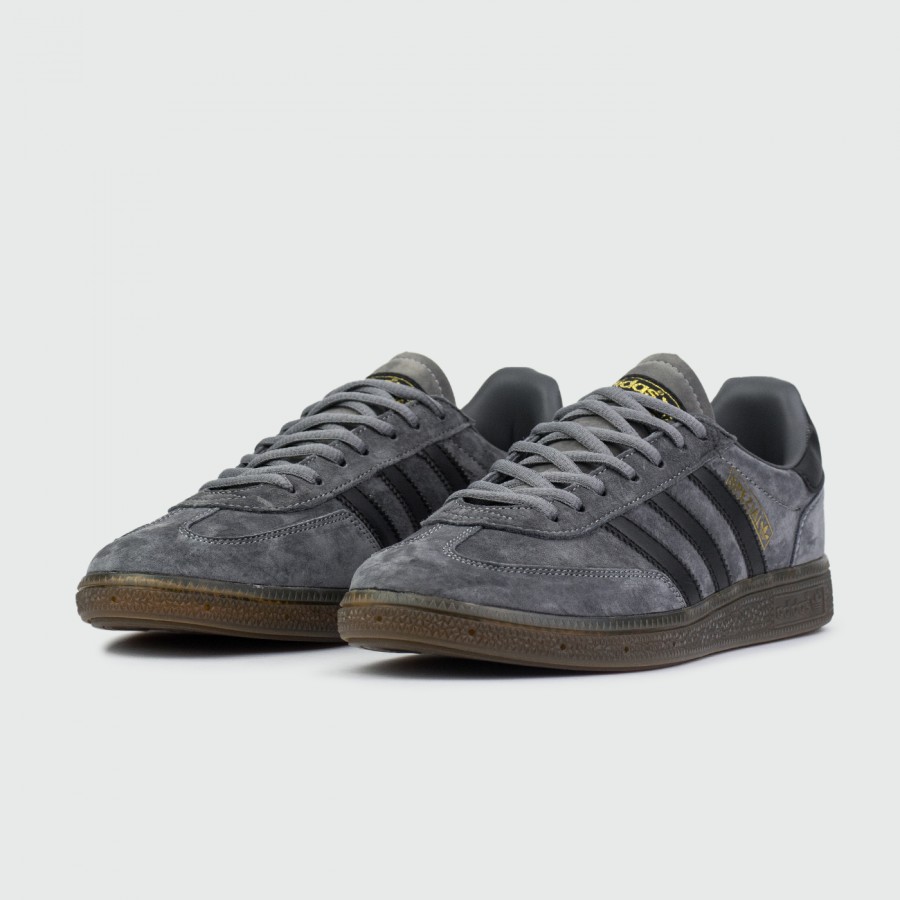 кроссовки Adidas Spezial Dark Grey Black Str. / Gum Ftwr.