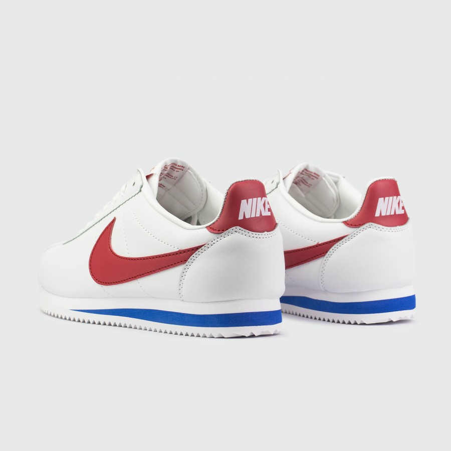 кроссовки Nike Cortez Classic Leather White Red
