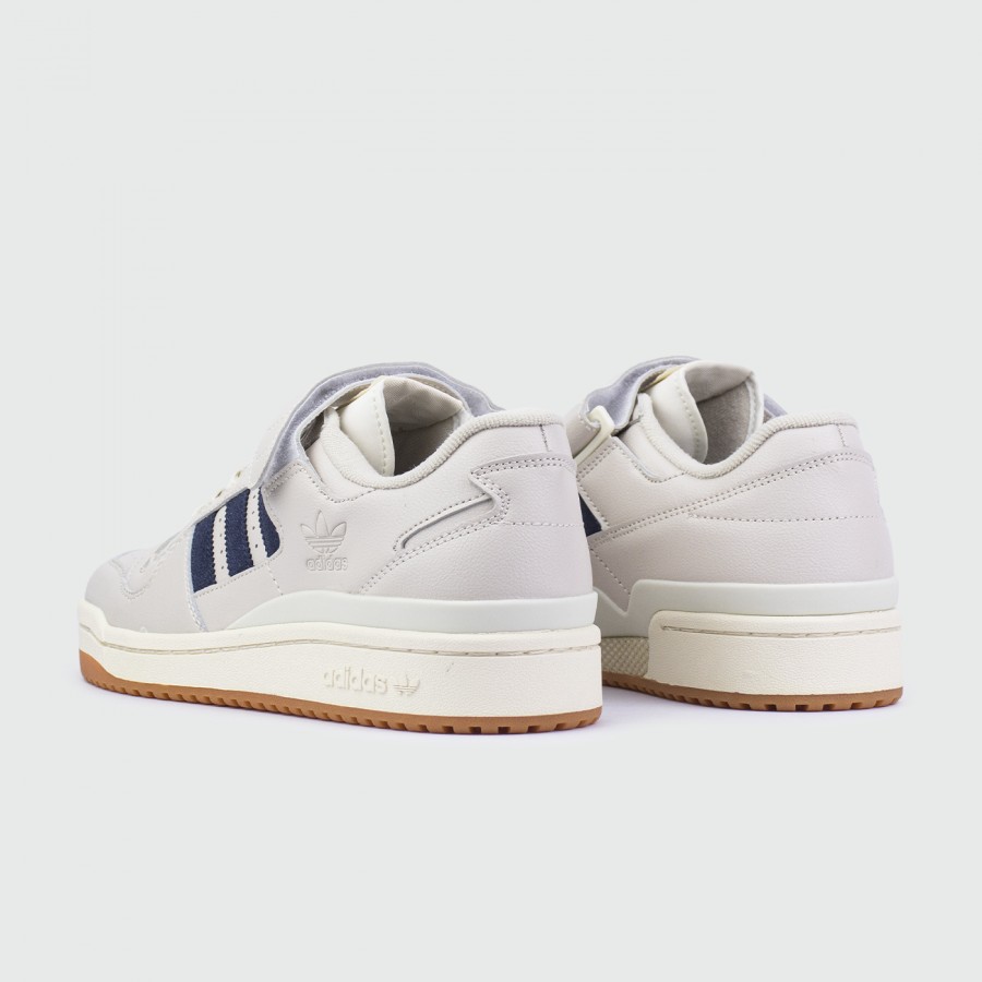 кроссовки Adidas Forum Low White / Navy / Gum