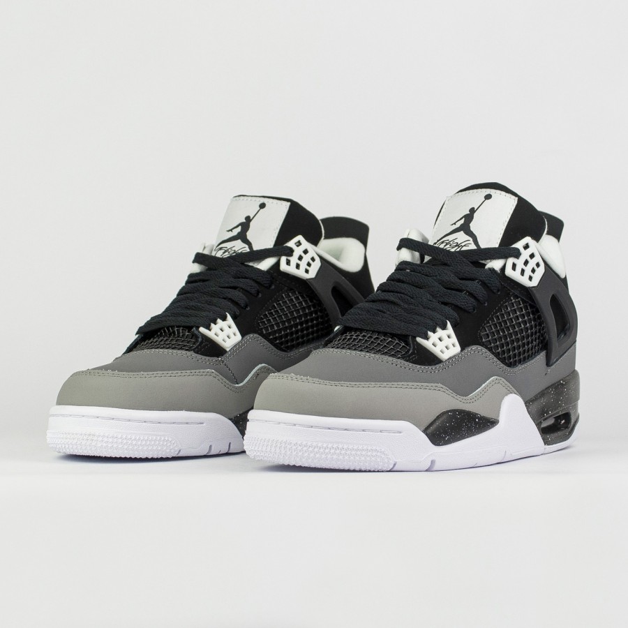 кроссовки Nike Air Jordan 4 Retro Wmns Black / Grey Qual.