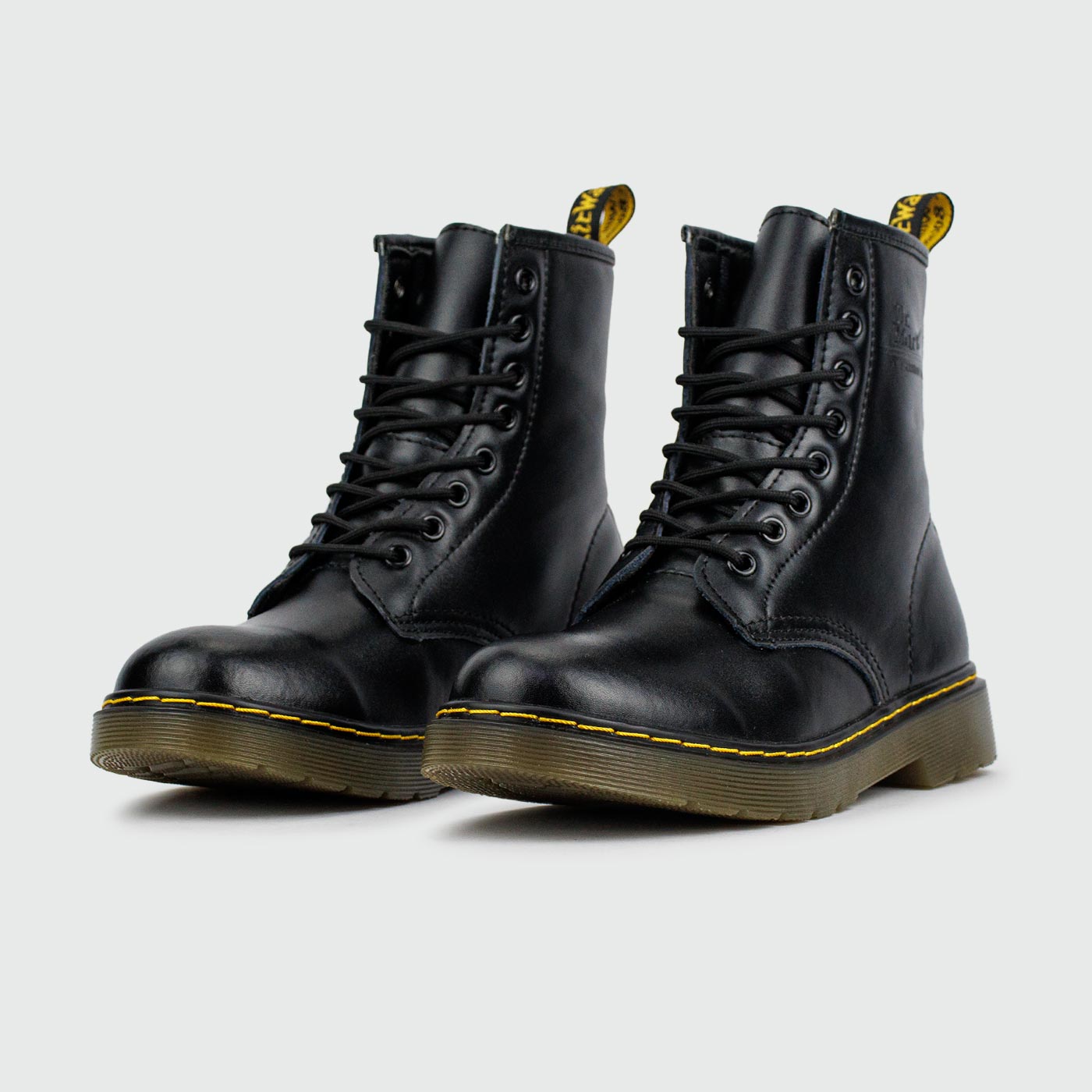 Ботинки Dr. Martens 1460 Black Leather with Fur