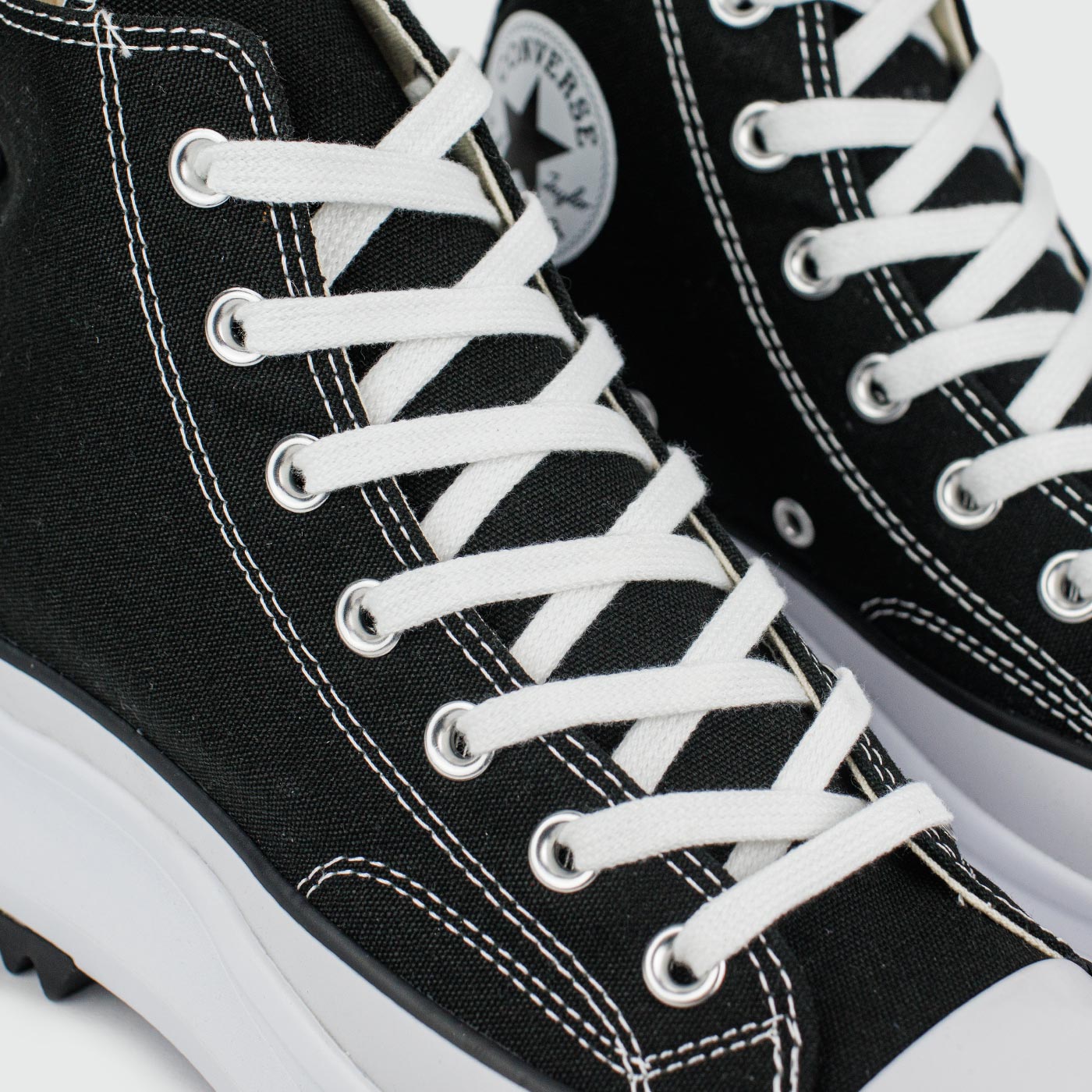 Кеды Converse Run Star Hike Black White Wmns