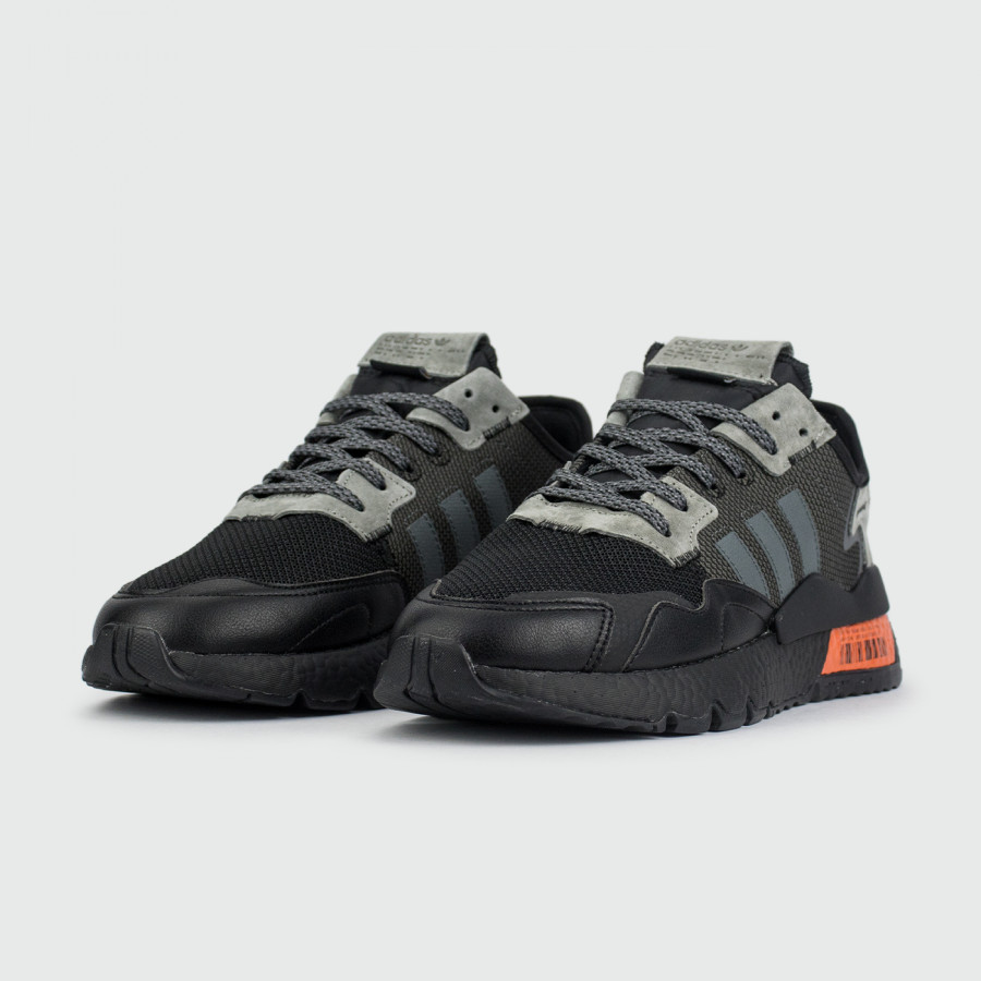 кроссовки Adidas Nite Jogger Black / Grey virt
