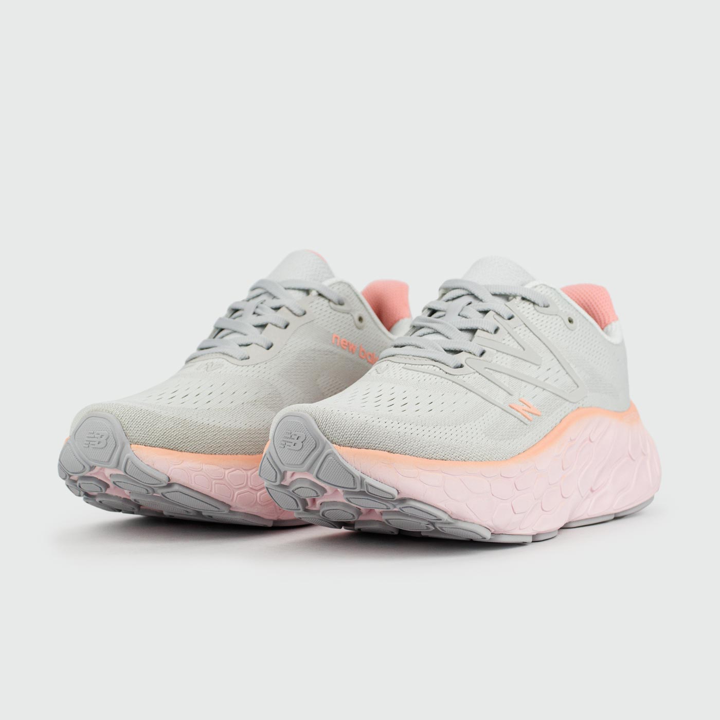 Кроссовки New Balance Fresh Foam x More V4 Grey Orange Wmns Кроссовки New Balance Fresh Foam x More V4 Grey Orange Wmns