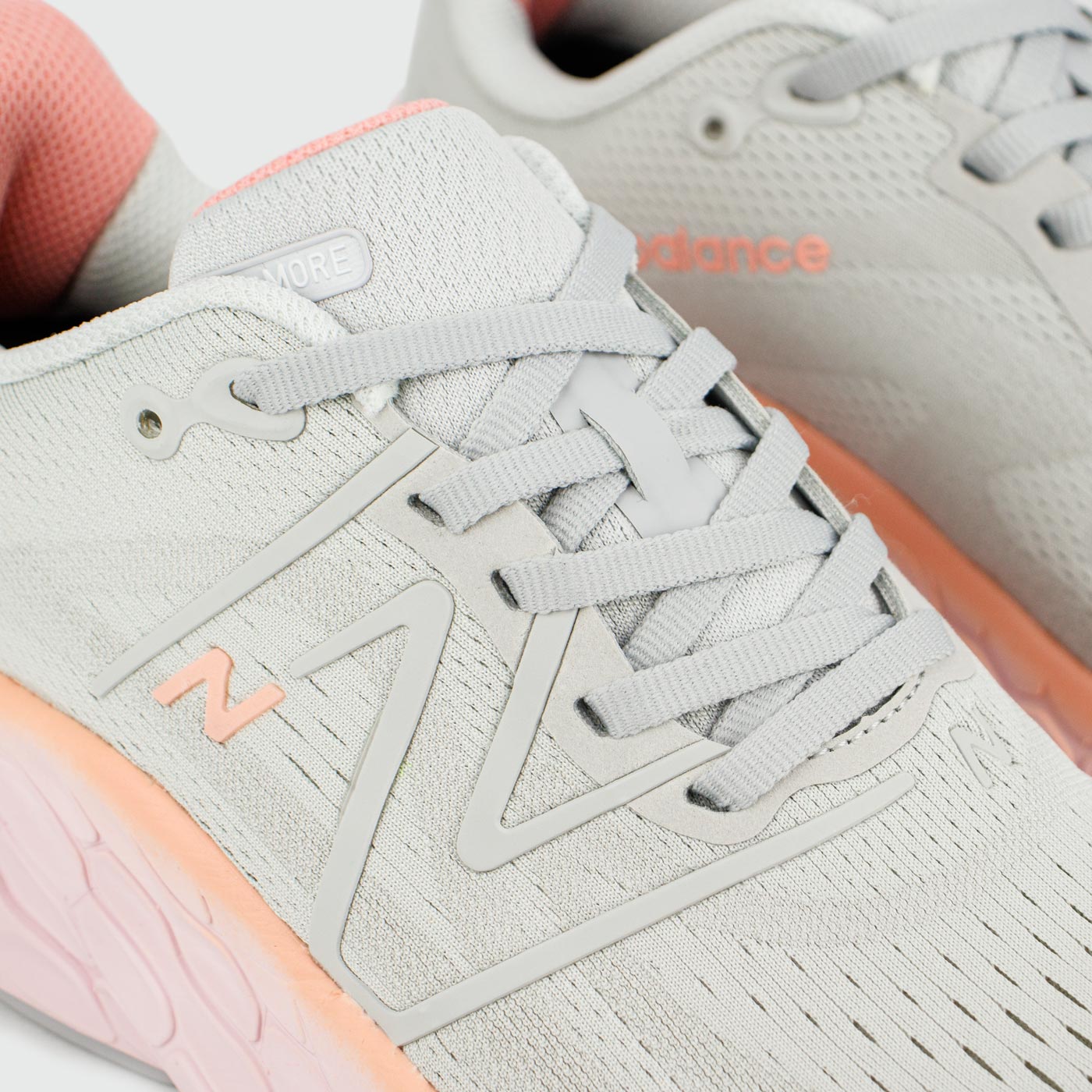 Кроссовки New Balance Fresh Foam x More V4 Grey Orange Wmns Кроссовки New Balance Fresh Foam x More V4 Grey Orange Wmns