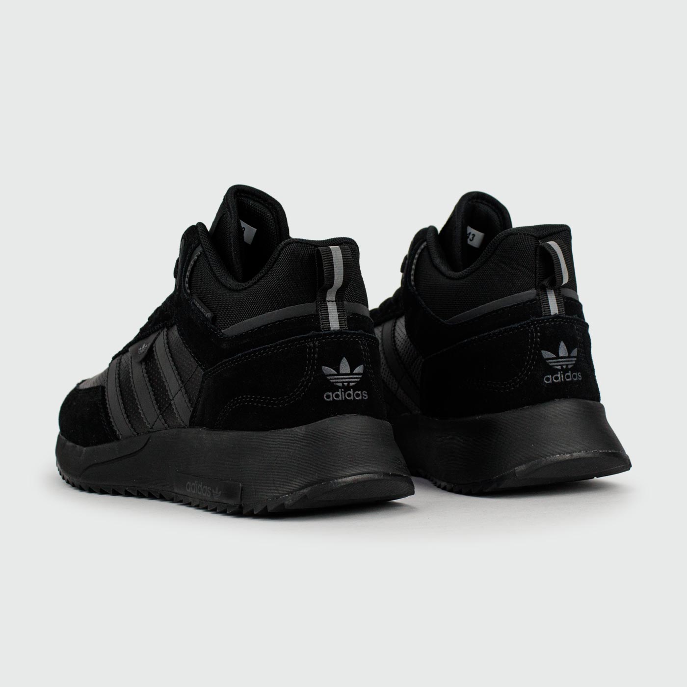 Кроссовки Adidas Retropy F2 Mid Black with Fur dm