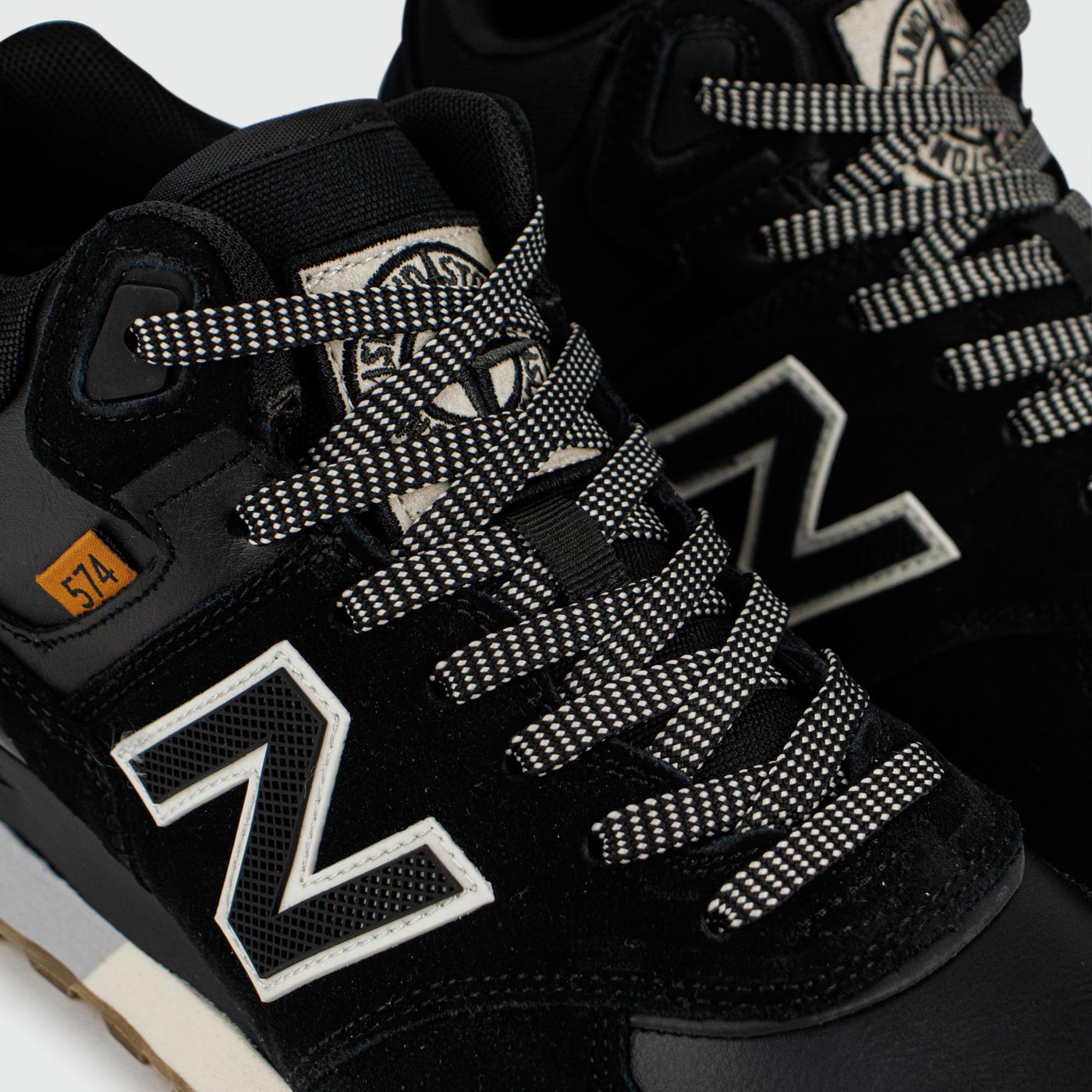 Кроссовки New Balance 574 Mid Black / White with Fur Wmns Кроссовки New Balance 574 Mid Black / White with Fur Wmns