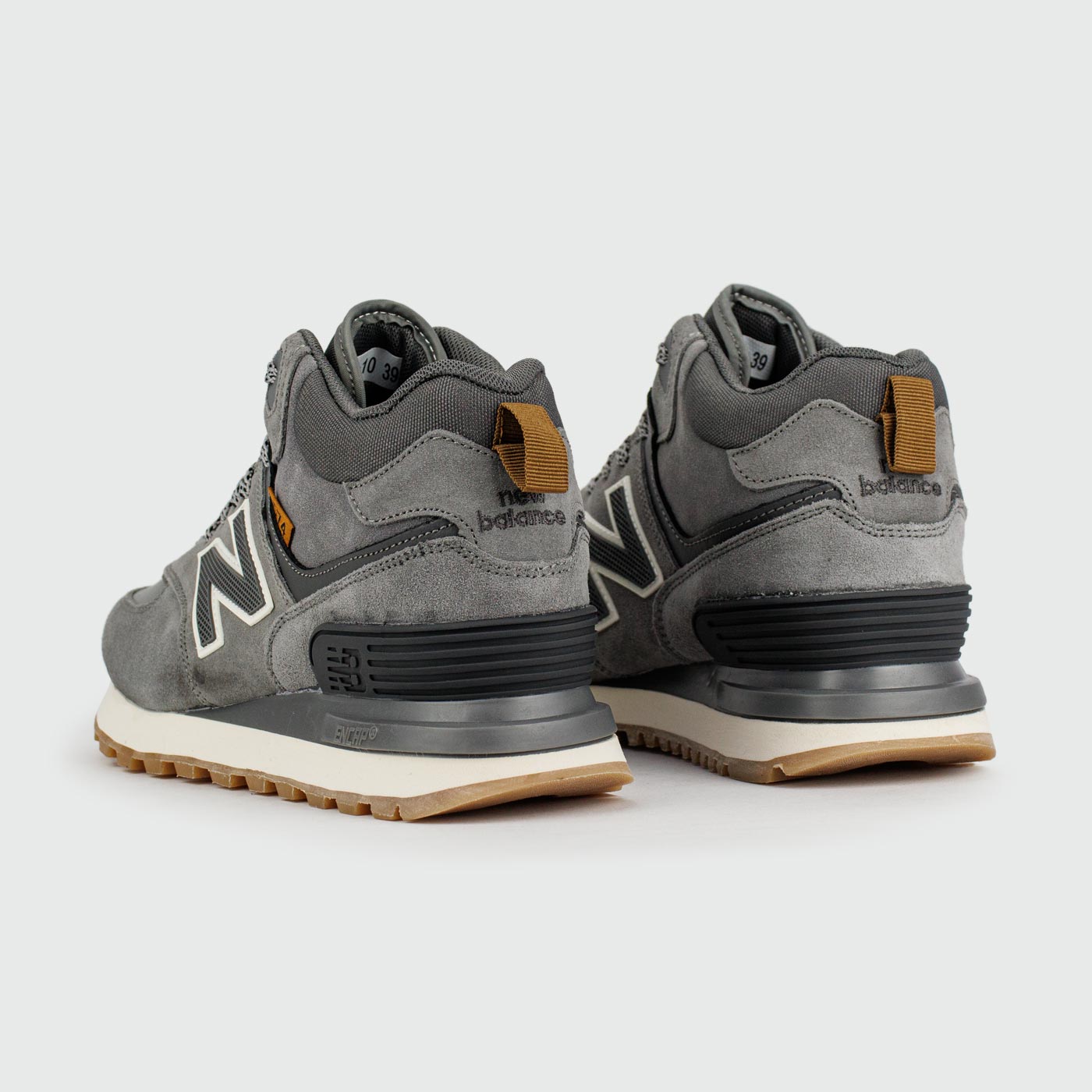 Кроссовки New Balance 574 Mid Grey / White with Fur Wmns Кроссовки New Balance 574 Mid Grey / White with Fur Wmns
