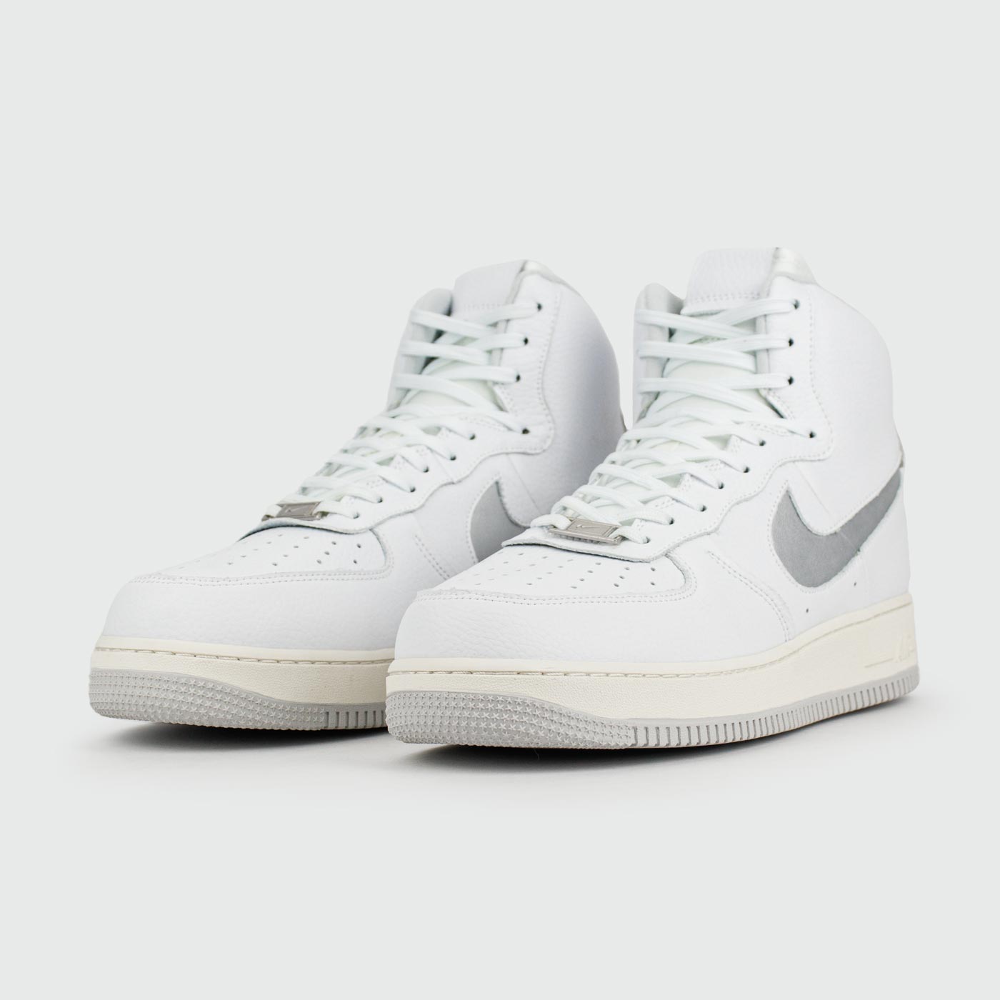 Кроссовки Nike Air Force 1 Mid White Silver