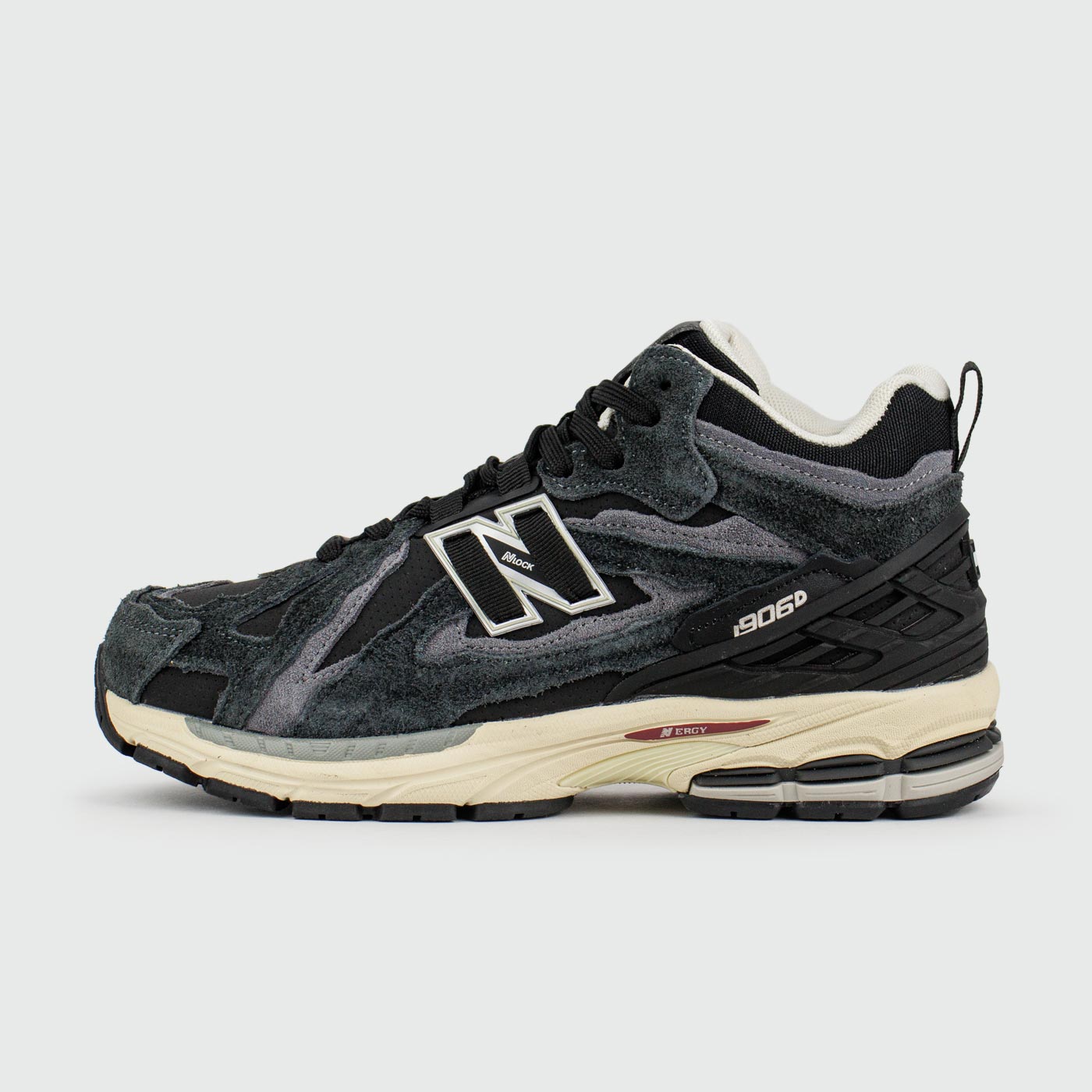Кроссовки New Balance 1906D Mid Black Beige Wmns Suede with Fur Кроссовки New Balance 1906D Mid Black Beige Wmns Suede with Fur