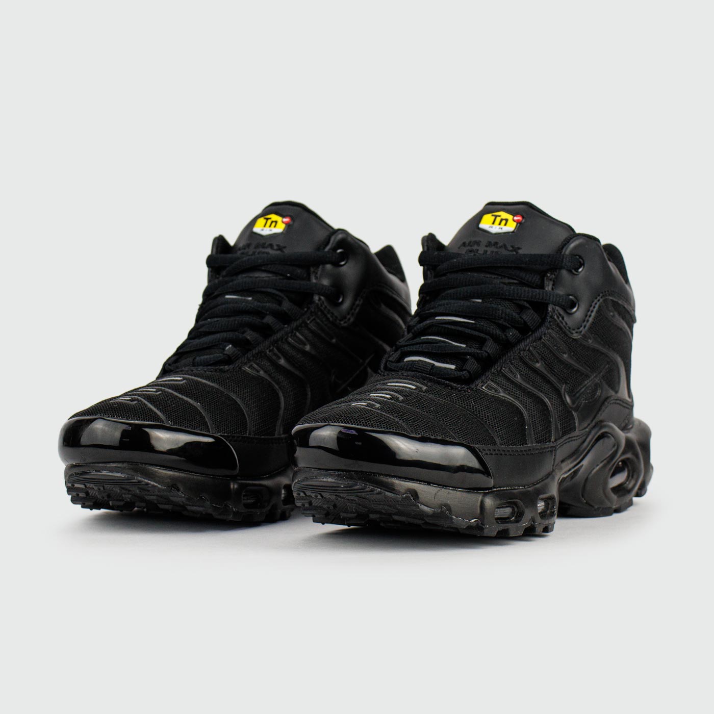 Кроссовки Nike Air Max Plus Tn Mid Black Wmns with Fur