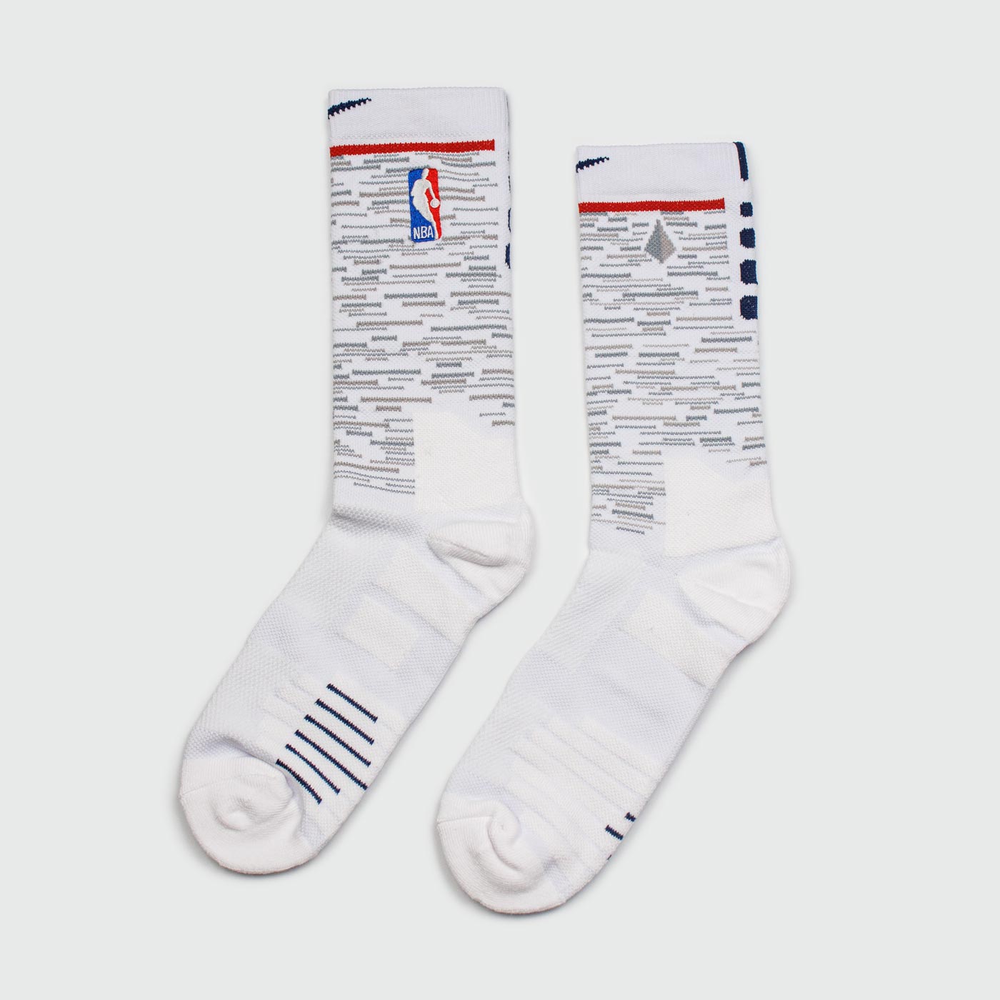 Носки Nike NBA White Grey Stripes