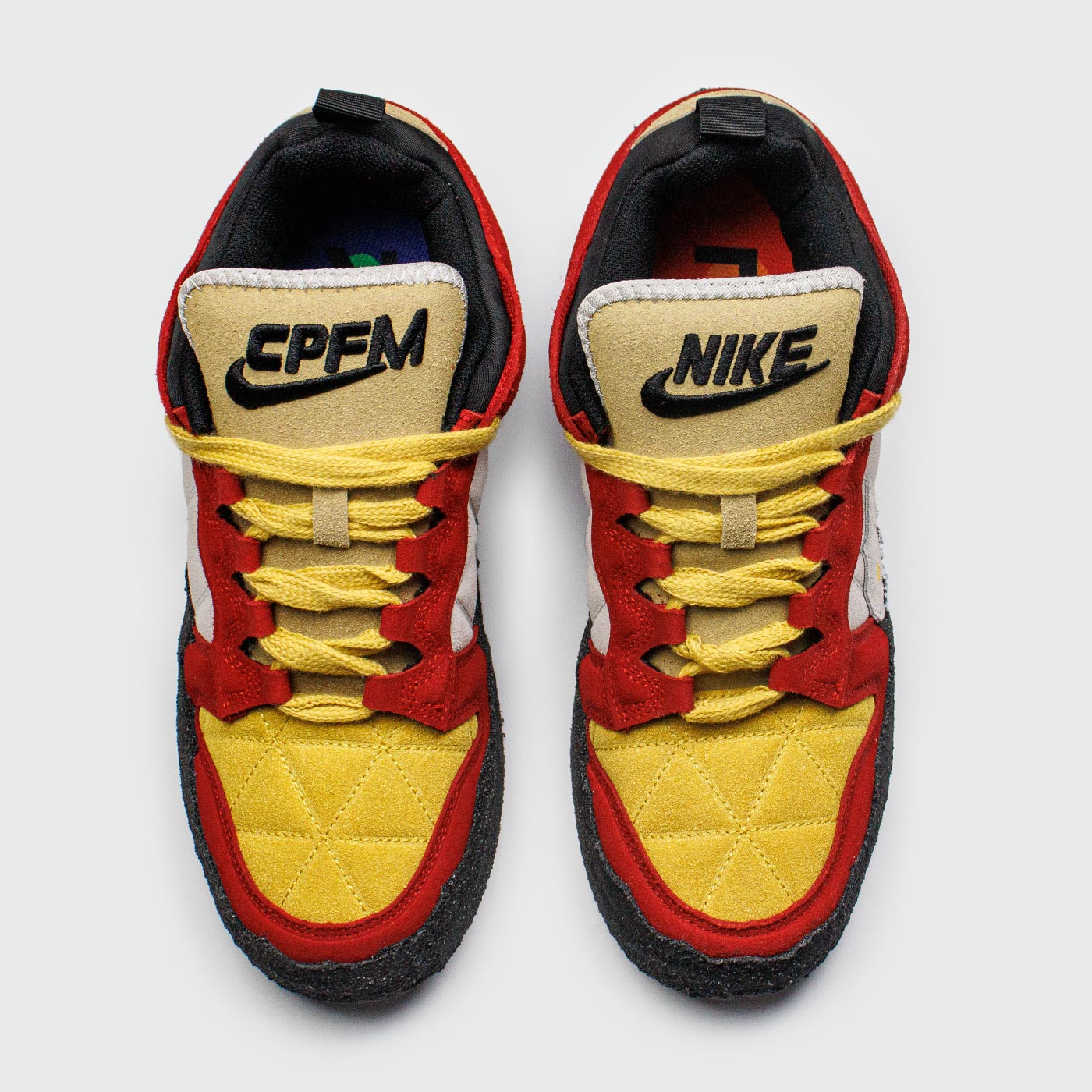 Кроссовки Nike x CPFM Dunk Mid Red / Yellow